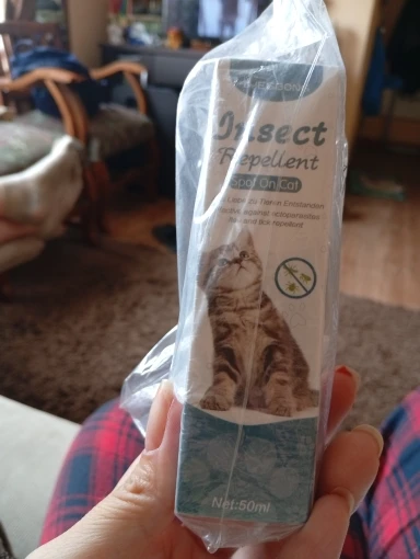 Pet Flea Killer Drops Anti Fleas Cats Ticks Lice Mite Removal Relieve Itching Dogs Ringworm Treatment Pet Insect Removal Drops photo review