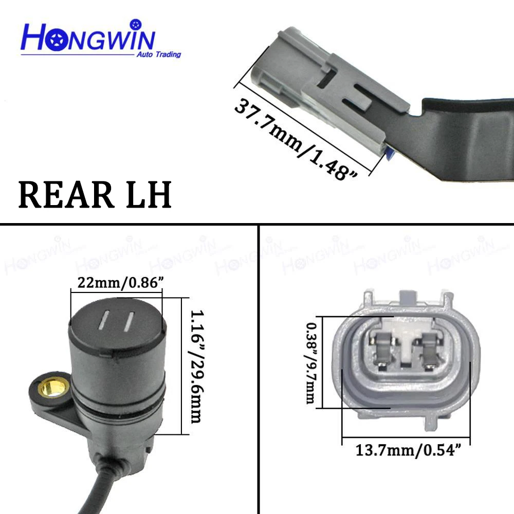 1/2/4pcs Front Rear Left Right ABS Speed Sensor 89542-0K020 89543-0K020 89546-0K070 89545-0K070 895420K020 for Toyota Hilux Vigo