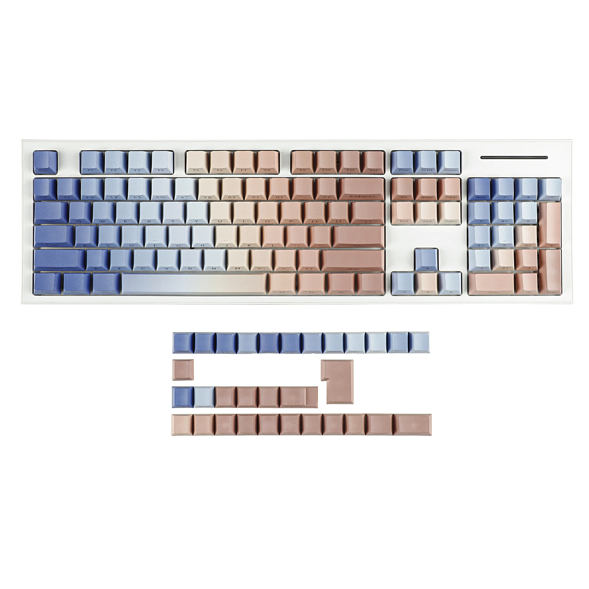 Pbt Double Shot Side-lit Translúcido Backlit Keycap Teclado Mecânico 108 104 96 87 84 68 61 mx 134 Personalizado - Imagem 3