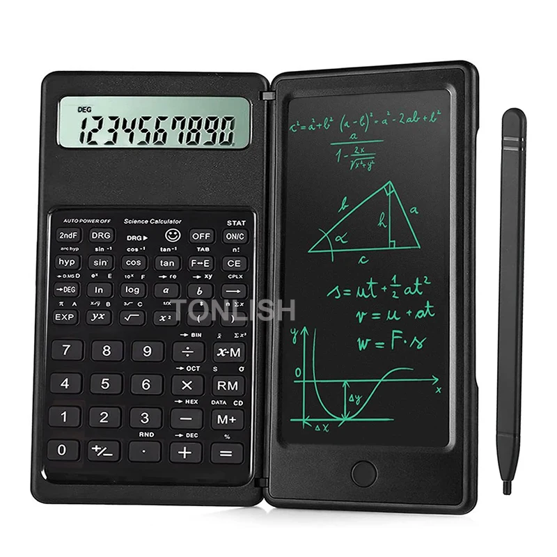 Solar-Taschenrechner Mit Touchscreen – 8-stelliges LCD-Display, Transparentes Design, Leicht & Umweltfreundlich