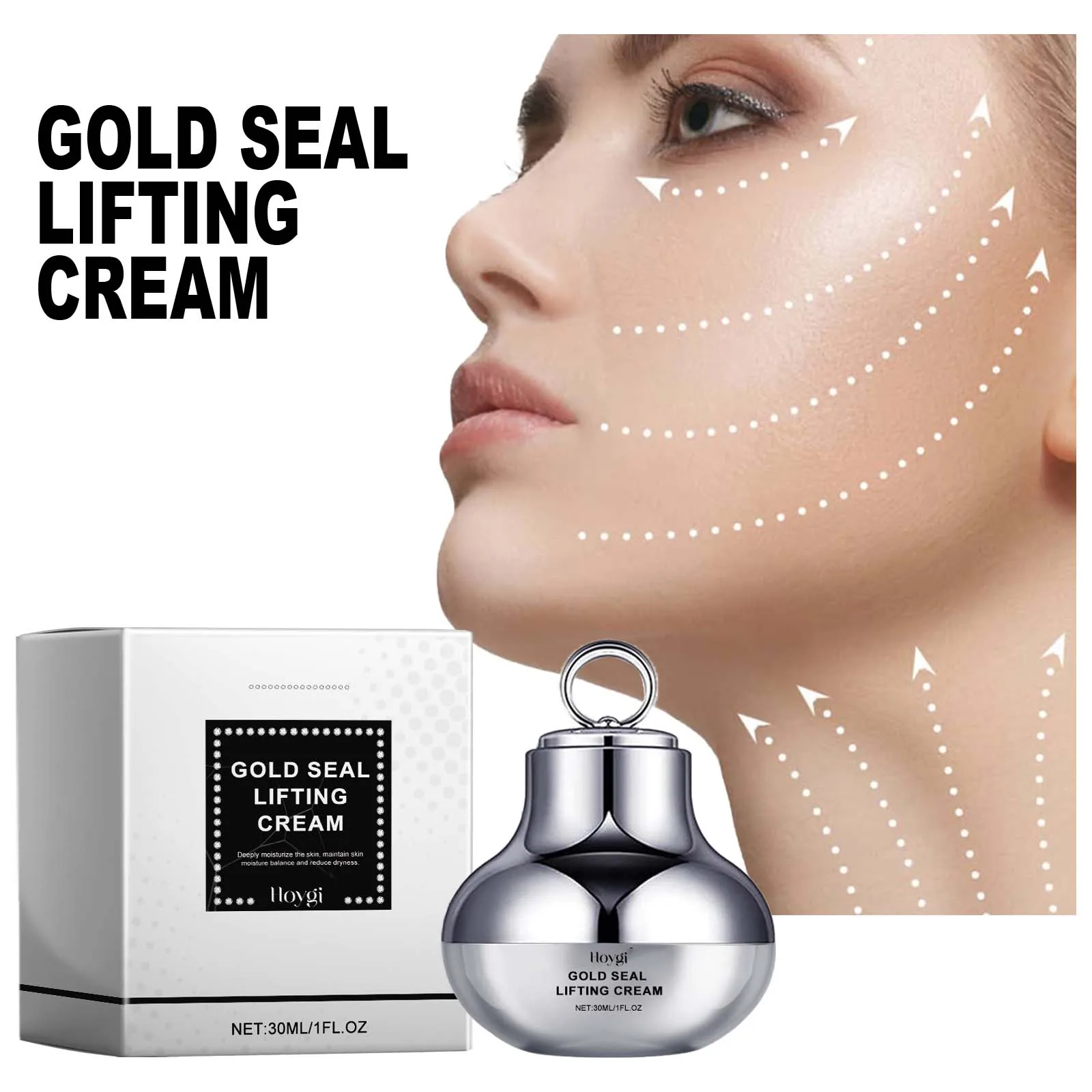 Hoygi Lifting Face Cream Fade Fine Lines Brightening Skin Tone Wrinkle Removal Tightening Reduce Dryness Smoothing Face Cream