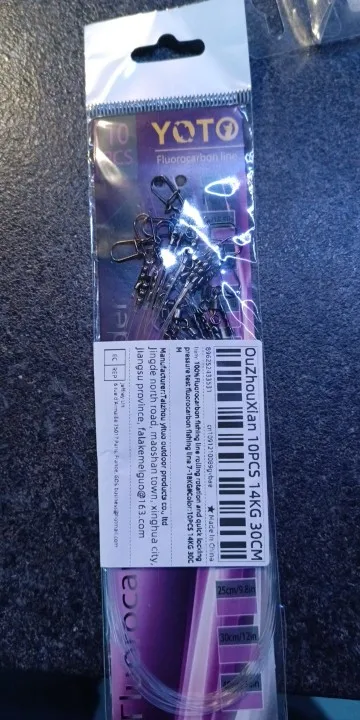 100%Fluorocarbon fishing line rolling rotation and quick locking pressure test fluorocarbon fishing line 7-18KG photo review