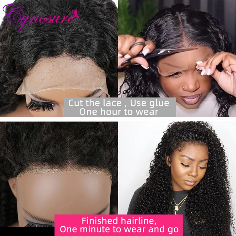 Cynosure HD Lace Frontal Wig Human Hair Curly