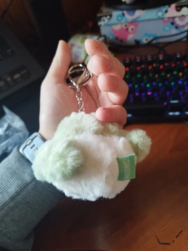 Kpop GOT7 Plush Keychain 9CM Cartoon Cute Green Bird Plush Doll