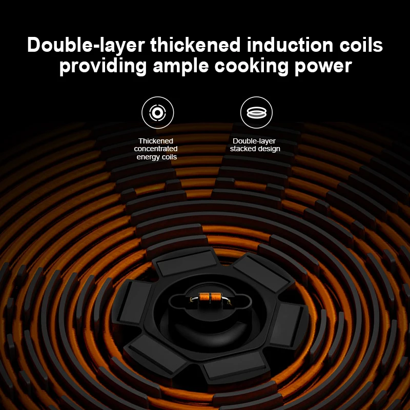 XIAOMI MIJIA Induction Cooker Youth Edition Portable Electromagnetic Oven 220V Electric Induction Cooktop 9 Gear Fire Adjustment induction cooker