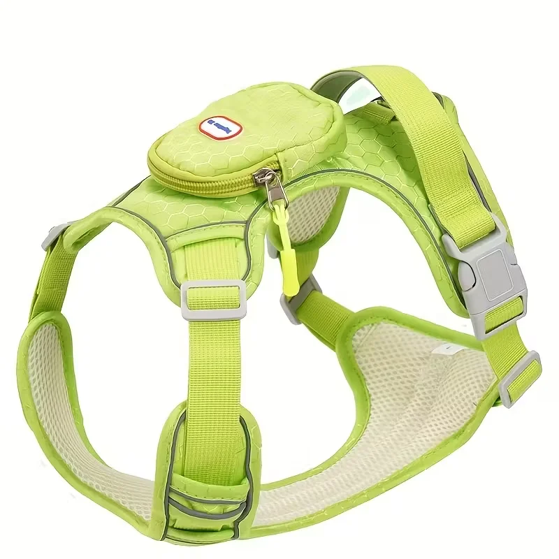 Versatile Dog Harness with Backpack - Breathable, No-Pull, Reflective Safety Design