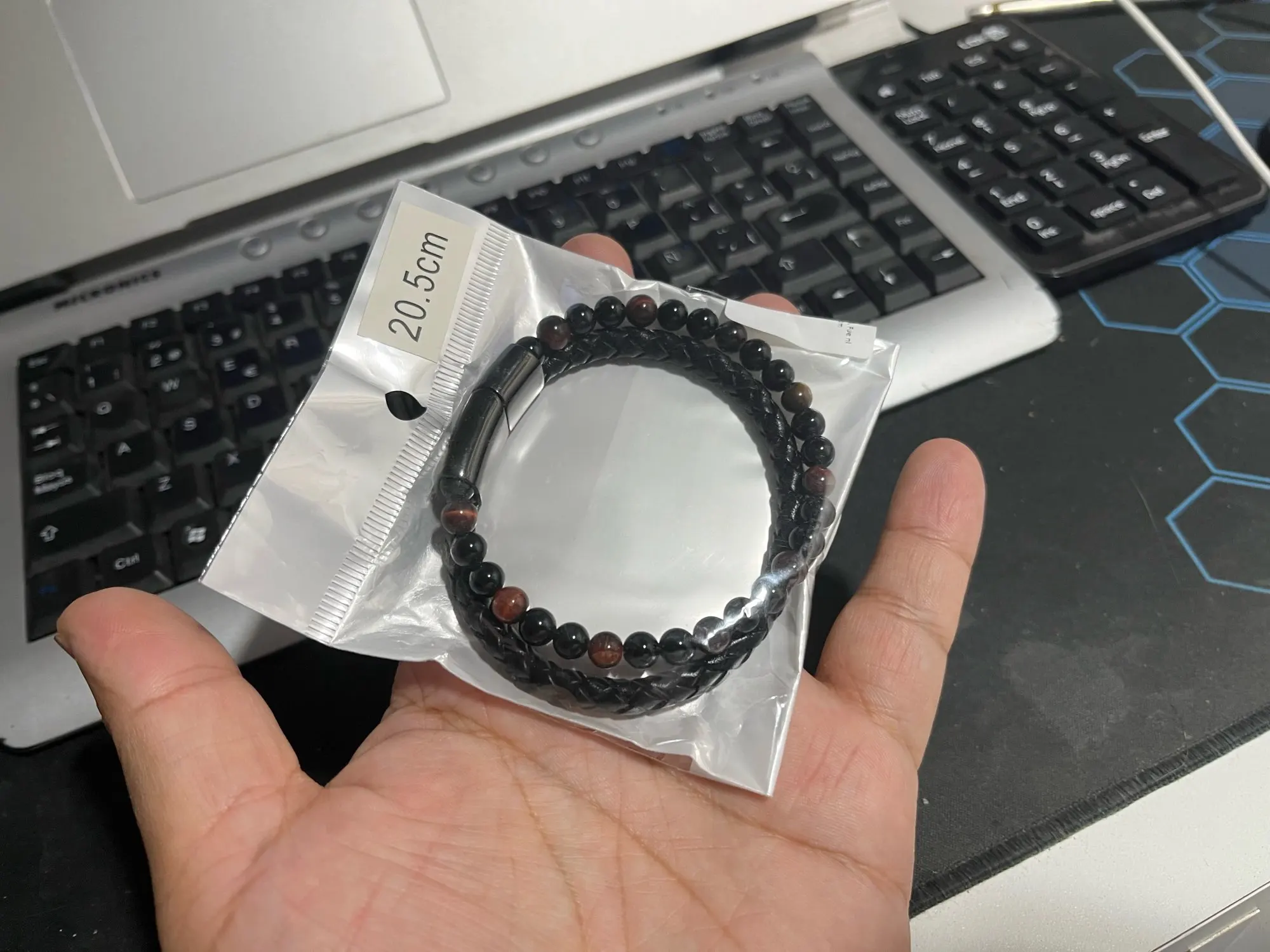 Onyx & Tigers Eye Bracelet