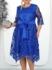 2025 New in Dresse Women Summer Plus Size Mother Wedding Elegant Luxurious Party Dresses Women Clothing
