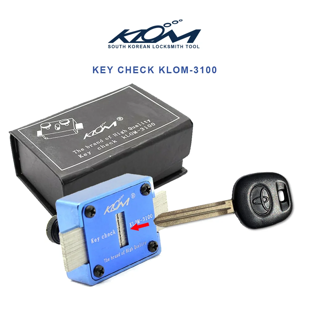 Klom KL3100 Key Check Key Blank ID Identification Matching Tool For