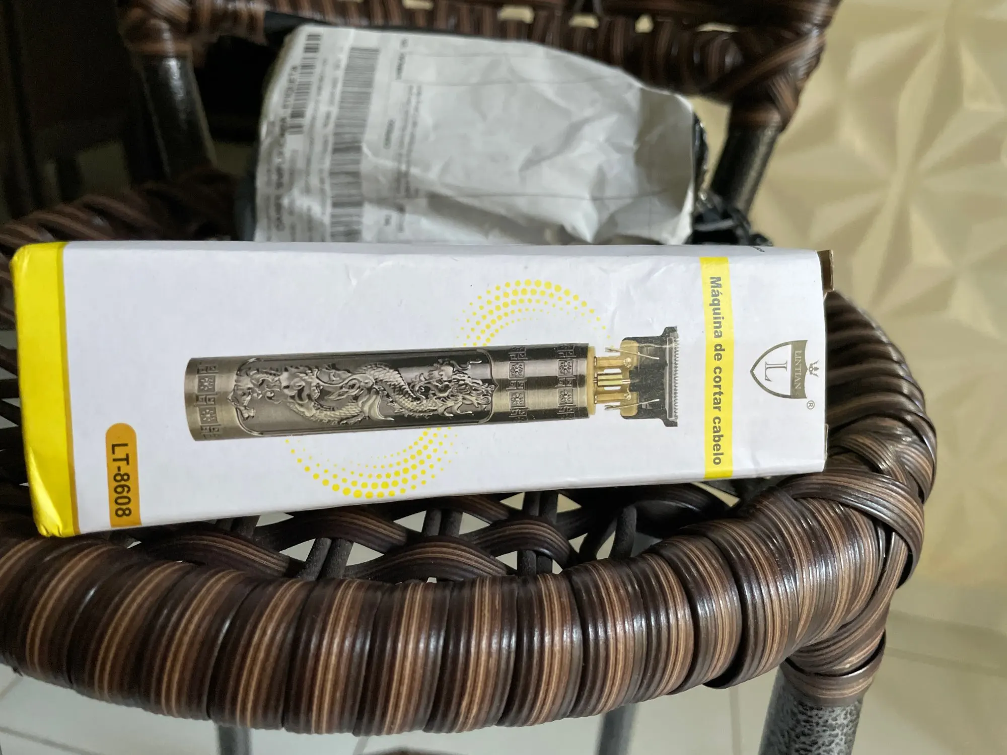 Máquina De Cortar Cabelo Parágrafo Barba Masculina Designer Aleatório Elétrico Profissional photo review