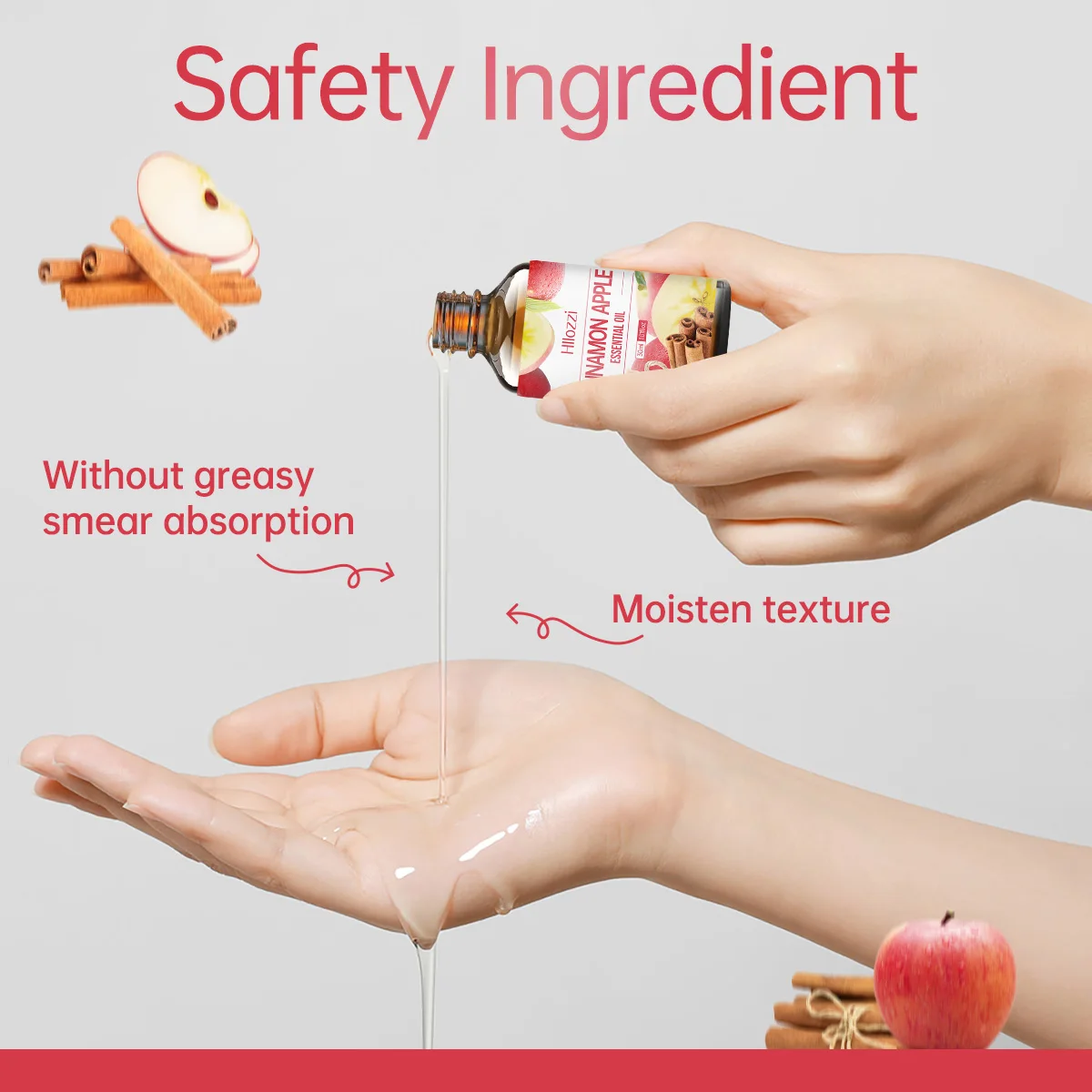 1PCS essential oil with dropper cinnamon apple body massage skin care essential oil aromatherapy