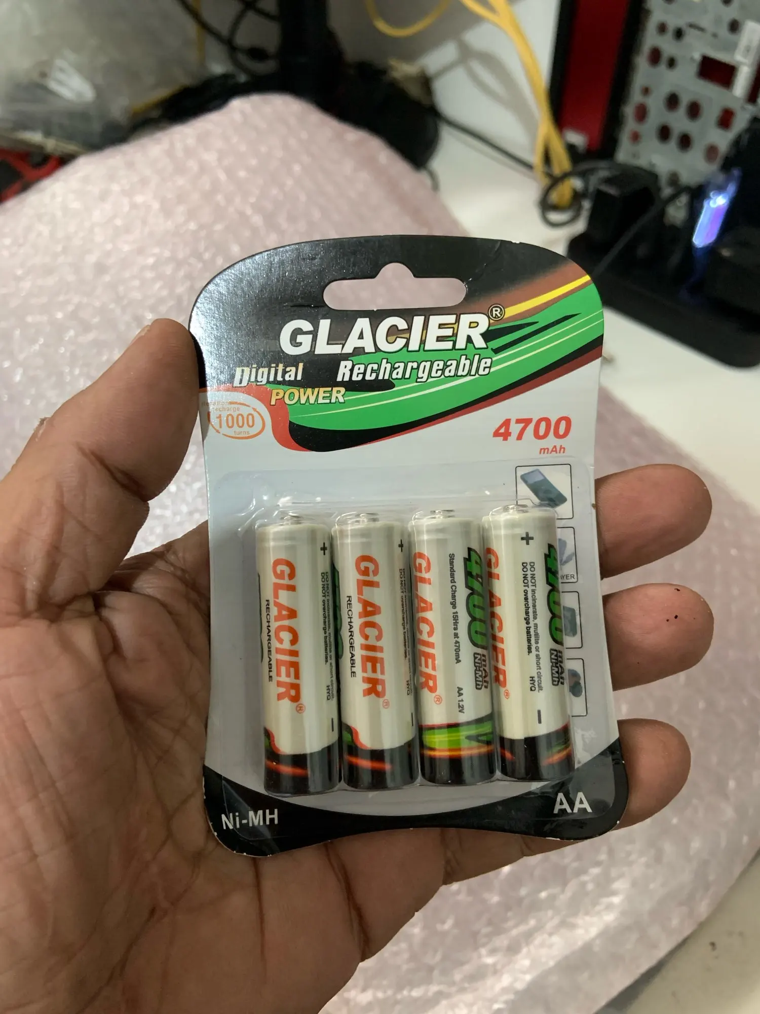 4 Pilha AA Recarregavel 4700mAh - Neverdie Store photo review