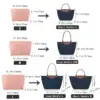 Felt Insert Bag Fits For Longchamp Handbag Liner Bag Felt Cloth Makeup Bag Support Travel Portable Insert Purse Organizer 3