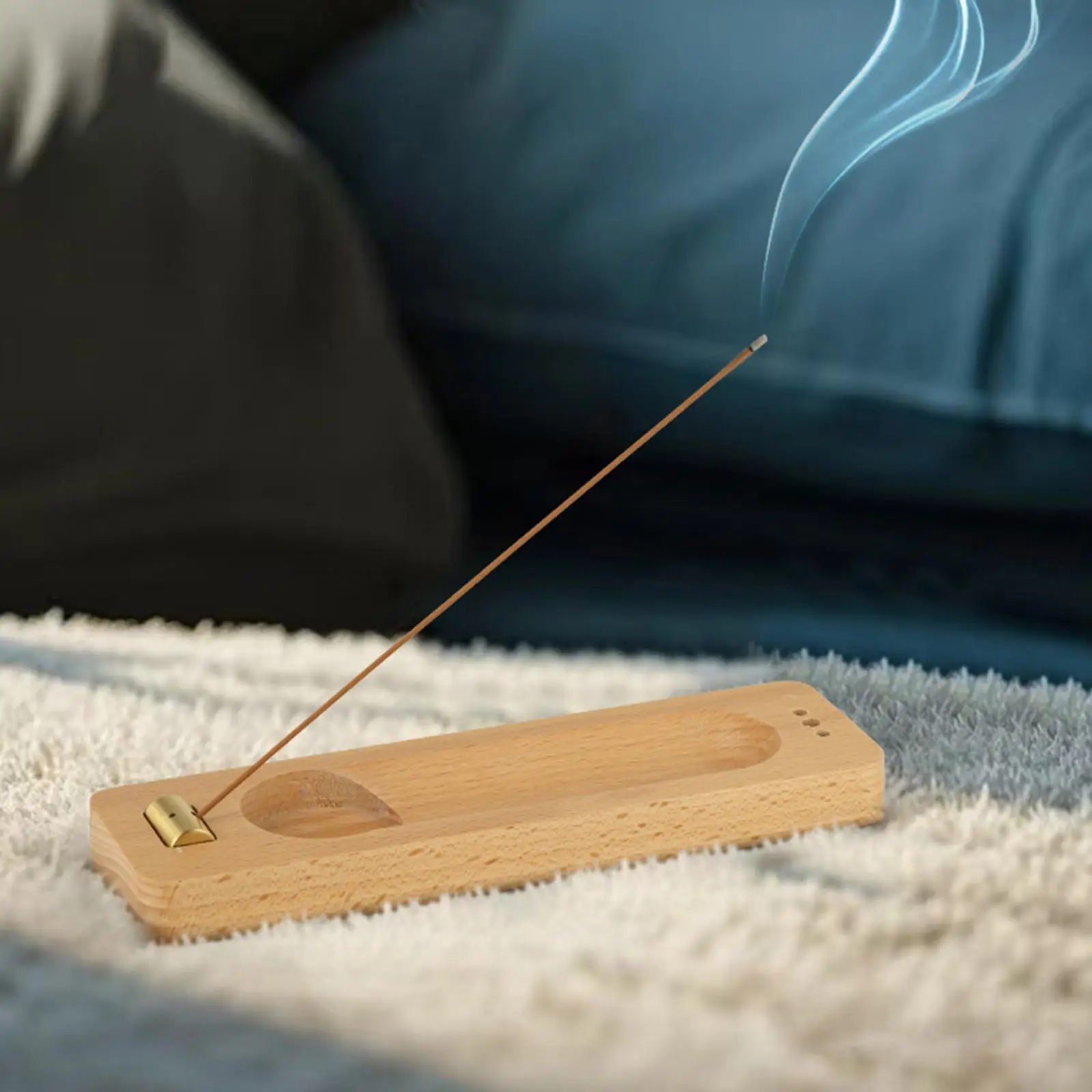 Palo Santo Holder Desktop Furnishings Table Centerpiece Multifunction Fragrances Diner Sage Holder Incense Burning Gift - Image 3