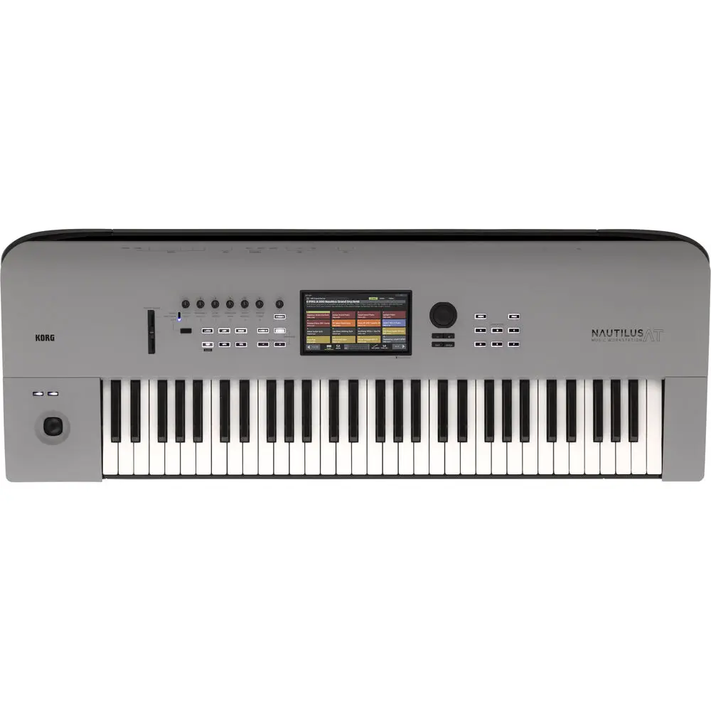 Korg Nautilus AT 61 키 음악 워크스테이션, 애프터터치, 한정판 회색, 신제품