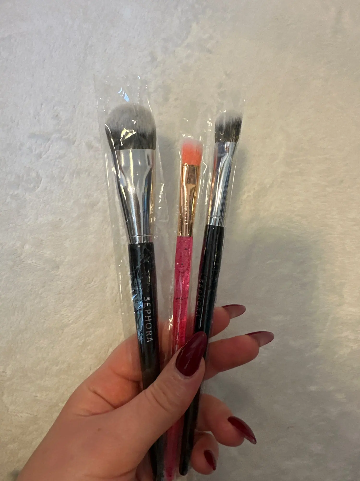 LOYBJ Professional Foundation Brush 47 Broom Head Liquid Foundation Shadow Concealer Brushes photo review