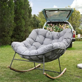 Outdoor Papasan Rocking Chair 1