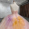 Quinceanera Dresses Ball Gown Flower Vestidos De 15 Años Pink Pleat Strapless Beading DY9909 Evening Party Dress 2022 Bar Mitzv 6