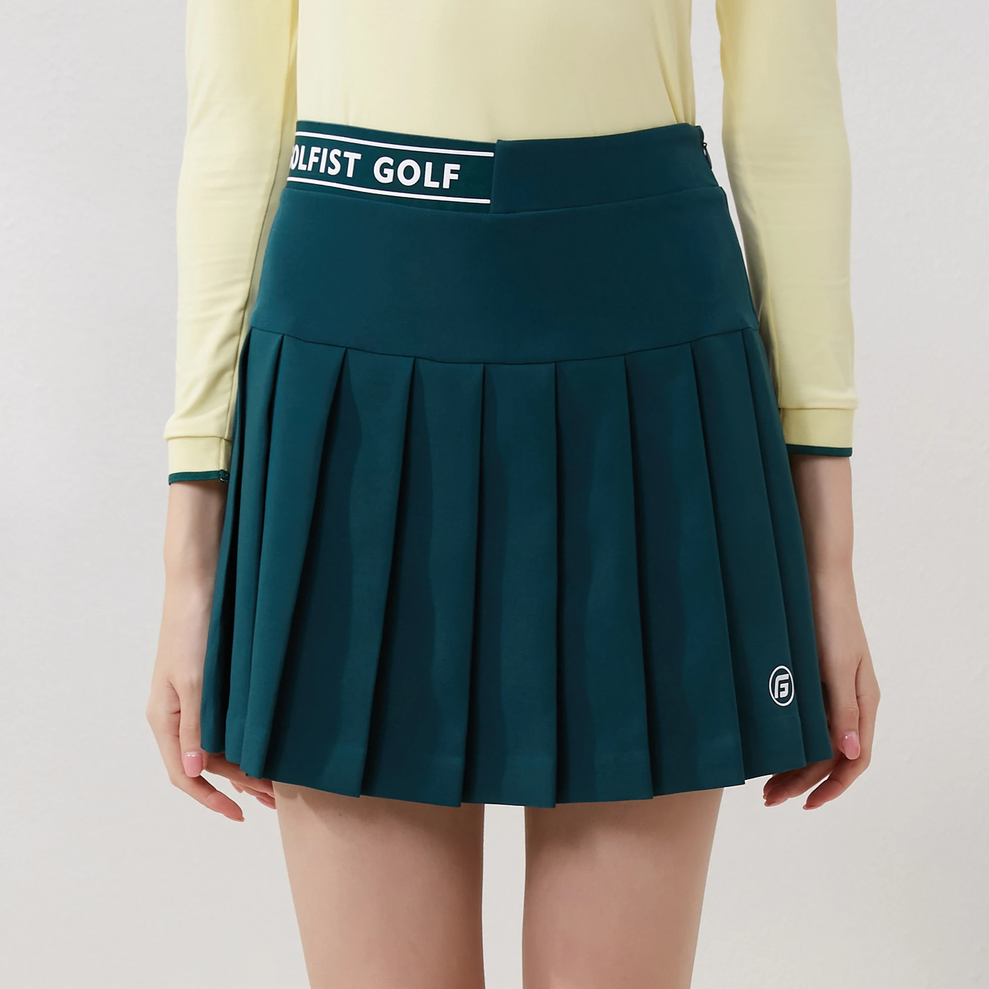 

Golfist Golf Autumn and Spring Women Skirt Elastic Causal Sports Pleated Short Skirts With Pants inside Ladies Golf Tennis Wear