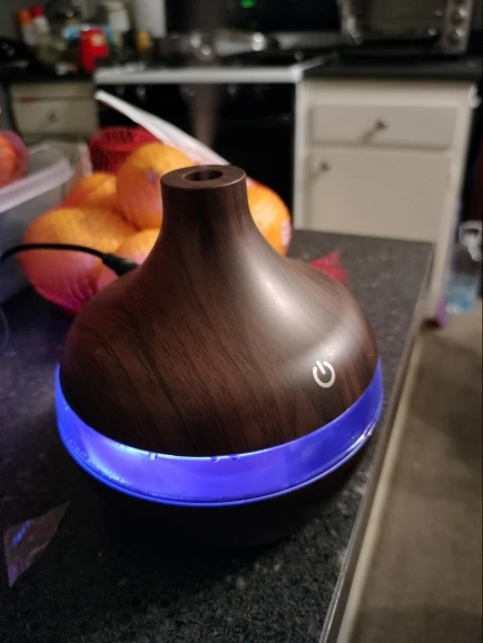 Wood Humidifier 300ML USB Air Humidifier photo review