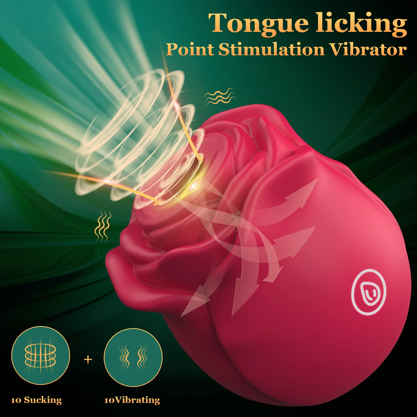 Vagina Sucking Vibrator Rose Toy for Women with Sucking Vibrating 20Modes Anal Sex Toy Clitoral GSpot Nipple Vibrator