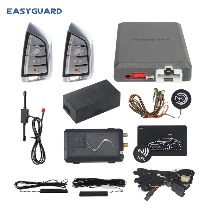 BMW F30, F31, F34, F35, EASYGUARD CAN BUS style suitable for F80 PKE keyless entry kit plug and play car alarm system