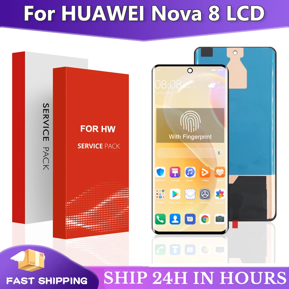 

6.57 inch For Huawei Nova 8 5G LCD Touch Screen Digitizer Assembly Replacement For Huawei Nova 8 5g display ANG-AN00