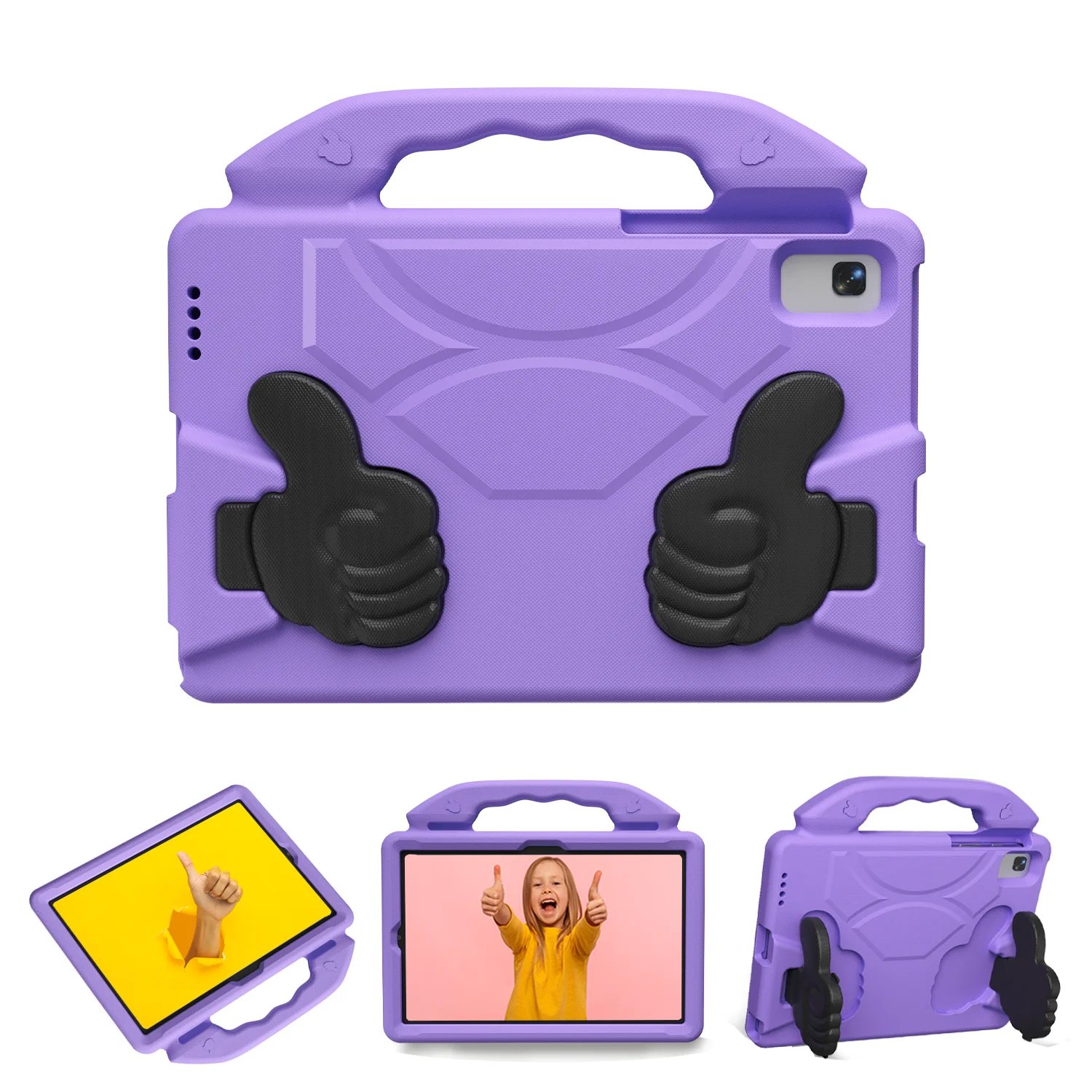 Shockproof Lightweight Tablet Case with Handle Stand, 10.4-inch