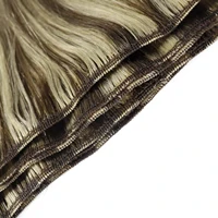 Moreoo – tissage en lot brésilien Remy naturel lisse, trame de cheveux, tissage en lot, 100g par trame, Extensions tissage cheveux humai de cheveux humains cousus à la Machine extension à clip cheveux brésilien naturel 2