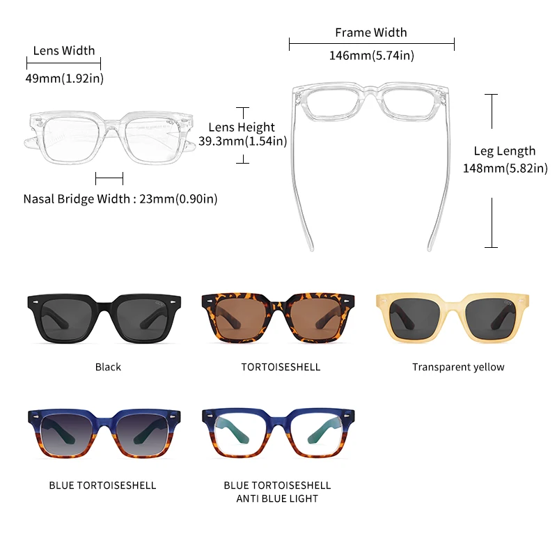Women Sunglasses GCV Brand Acetate Fashion Women Sunglasses Designer Retro Rectangle Sun Glasses Female Vintage Square Eyewear