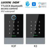 Nfc Tag Ttlock Mortise Fingerprint Door Status Sensor G2 Gateway Smart Phone App 13.56Mhz Rfid Door Access Control System K3/K3F
