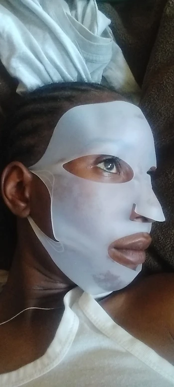 Silikon Ansiktsmask Återanvändbar Fuktgivande Lyftande Uppstramande Anti Skrynkla V Shape Face Firming Gel Sheet Mask Öron Fixed Hud Care