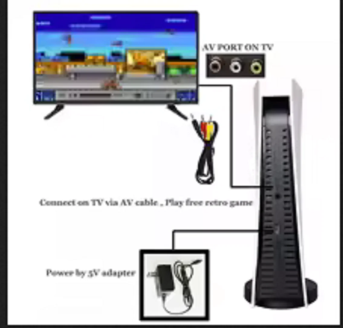 Original Game Station 5 Video Game Console With 200 Classic 8 Bit TV Consola Retro Handheld Kids USB Wired