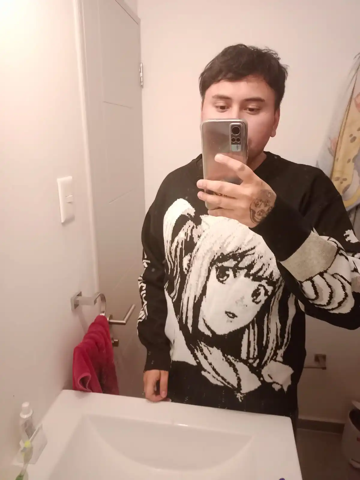 Black Harajuku Sweater - Animecore Aesthetic photo review