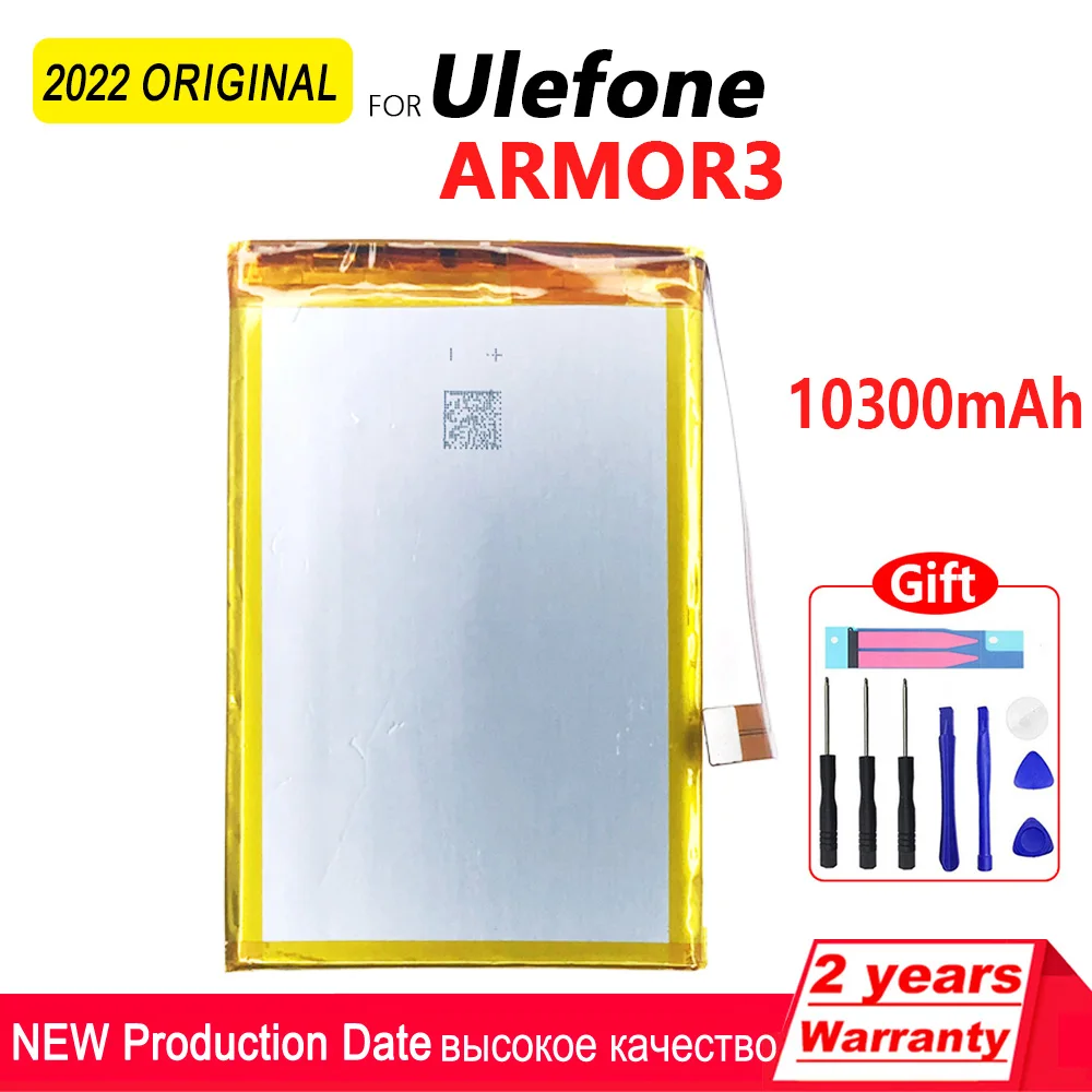 

Genuine Original 10300mAh Phone Battery For Ulefone Armor 3 3T/3W Rechargeable Mobile Phone new Production High Quality Battery