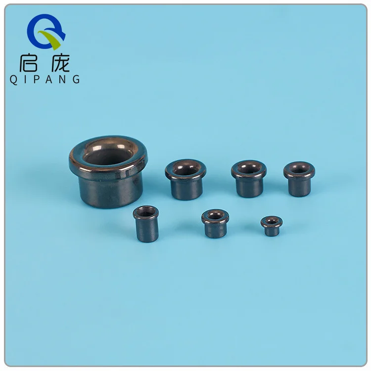 Titanium Oxide Ceramic Eye Textile Winding Machine Wear Resistant Porcelain Bead 6.4X6.8X4 Wear Resistant Magnetic Bead 10PCS