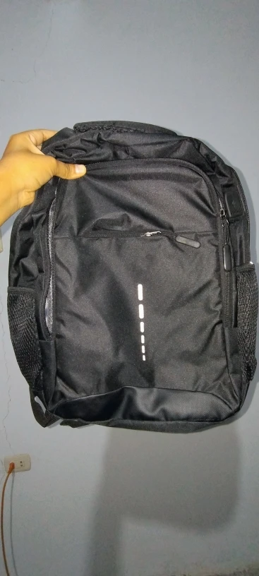 Classic Men Waterproof Backpack USB Charging Casual Travel Backpack Men Large Capacity Travel Laptop Backpack School Bag photo review