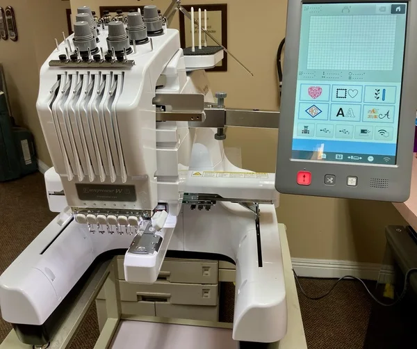 NOW____!!! Pr650 Six Needle Embroidery Machine