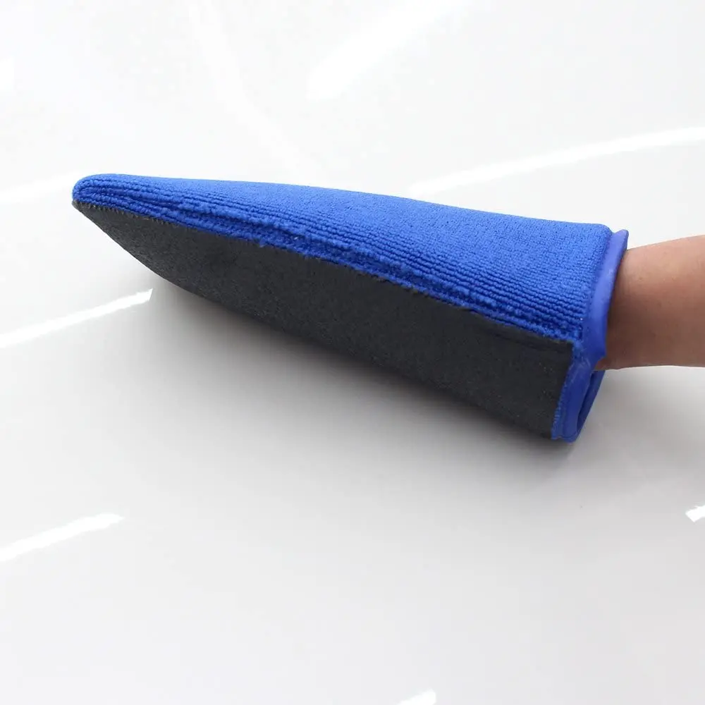 2-IN-1 Car Clay Mitt Auto Washing Gloves Car Detailing Clean Cloth Polish Mitt