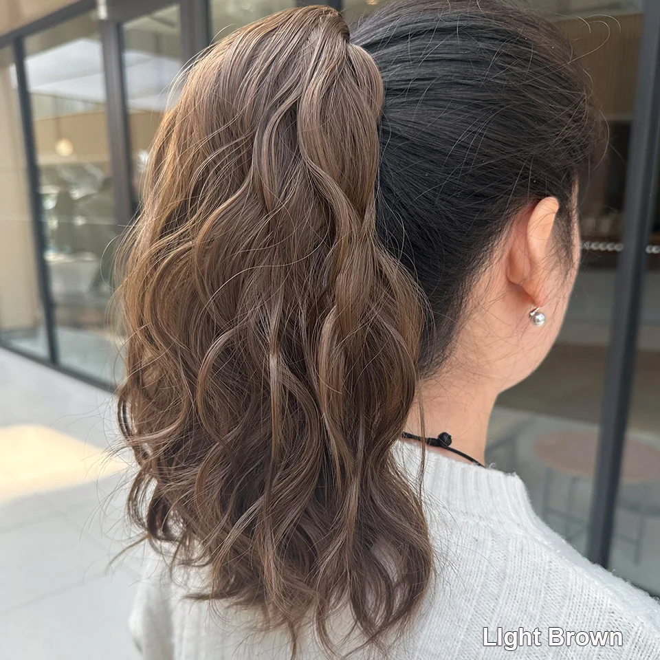 طويل مجعد الماء مخلب في ذيل حصان وصلات شعر مقاومة...