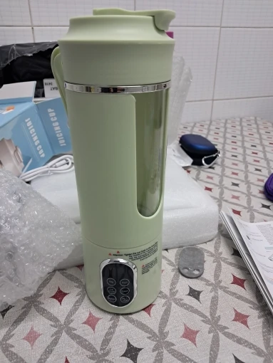 New 530ml Portable Juicer Wireless USB Charging Mini Juicer Crushed Ice Electric Juicing 12 Blade Fresh Juice Blender photo review