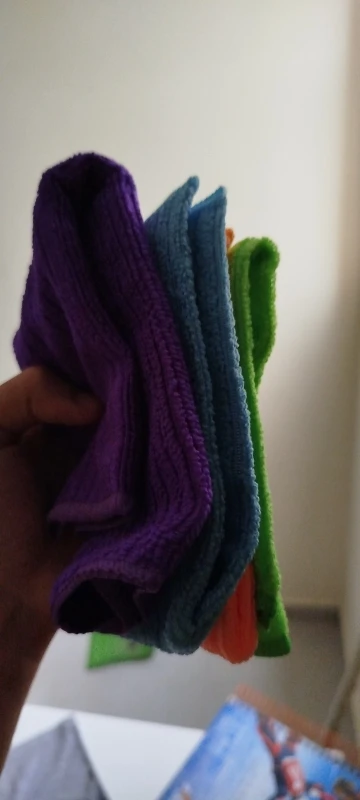 Pano Microfibra Automotiva Flanela Anti-risco 30x30 (5 Uni) - Neverdie Store photo review