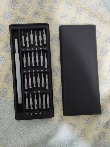 Conjunto de chave de fenda de precisão 28 em 1, chave de fenda magnética profissional , kit de ferramentas manuais para reparo p photo review