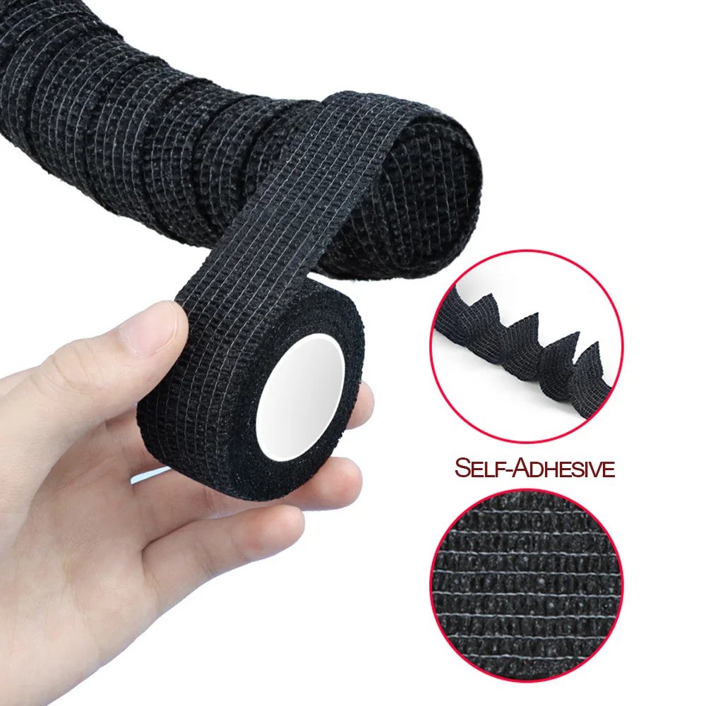Gym Accessories Elastic Bandage Self-Adhesive Anti-Slip Sleeve for Horizontal bar Dumbbell Barbell