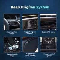 Écran tactile Android Auto sans fil CarPlay pour Audi A4 B8 2008 2009 MMI 2G Radio Systèmes multimédias intelligents Navigation 5