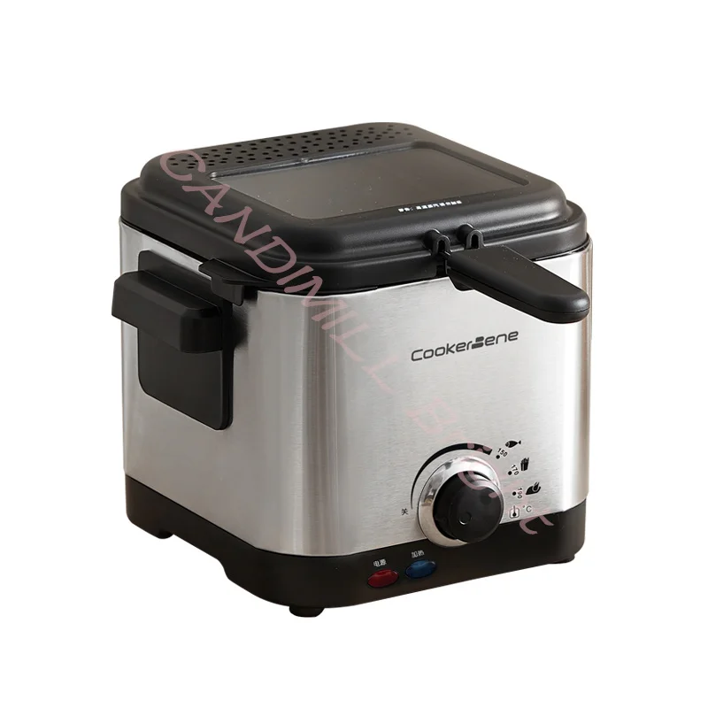 Tempura Deep Fryer Fried Chicken Legs French Fries Household Electric Deep Fryer Provincial Controlled Temperature Oven