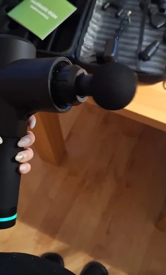 Deep muscle massage gun, electric percussion massager for body, neck, back, legs, fitness tool photo review