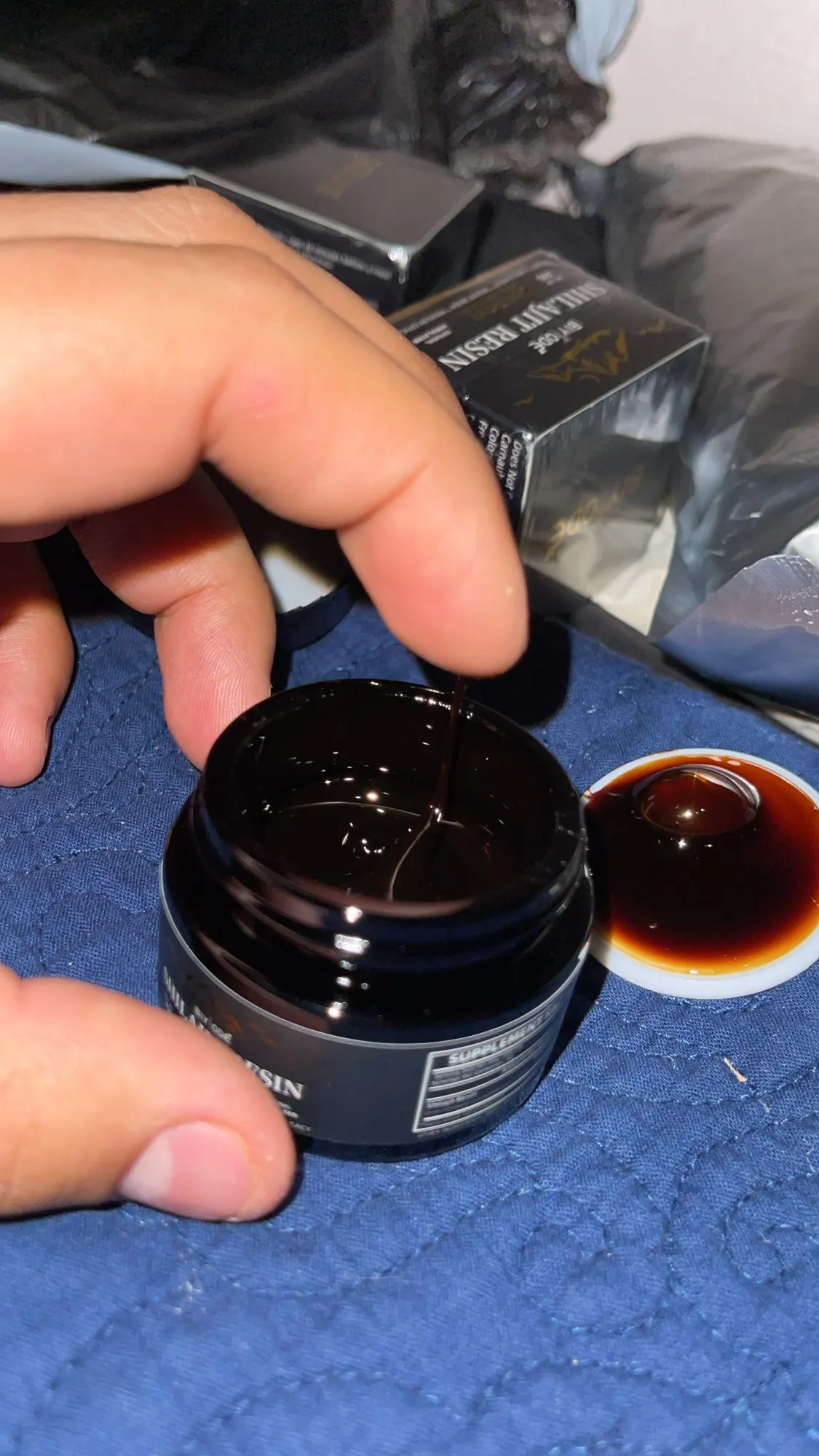 Pure Himalayan Shilajit (Aftabi) - Premium Quality Golden Grade Shilajit