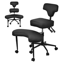 Кресло для медитации Кресло для отдыха с колесами Сиденье с регулируемой высотой и поясничной опорой для взрослых Непоседа и йога