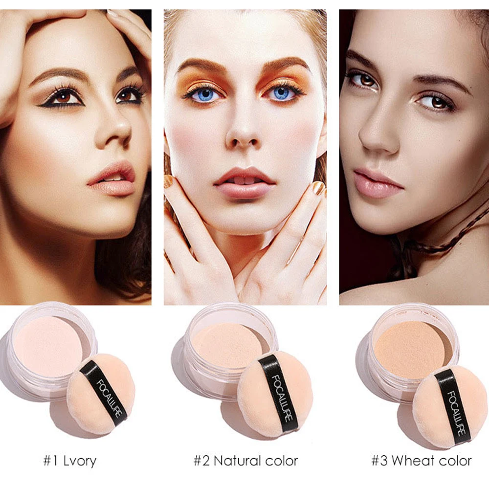 Setting Powder Loose Powder Concealer Powder Face Powder Matte Loose Powder Setting Concealer Professional Face Styling Invisible Pores Oil Control Makeup Translucent Brightening